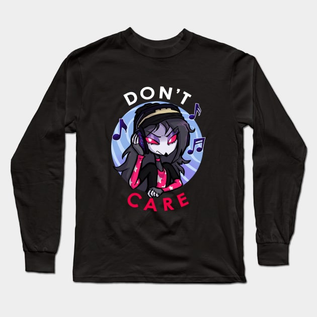 Octavia - "Don't Care" Long Sleeve T-Shirt by Pastelishish's Store